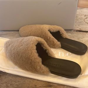 Jenni Kayne Shearling Mule Natural